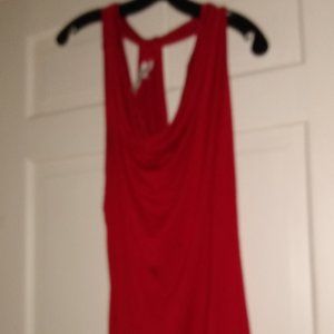 Nic & Jess Red Sexy Sleeveless Top Size large